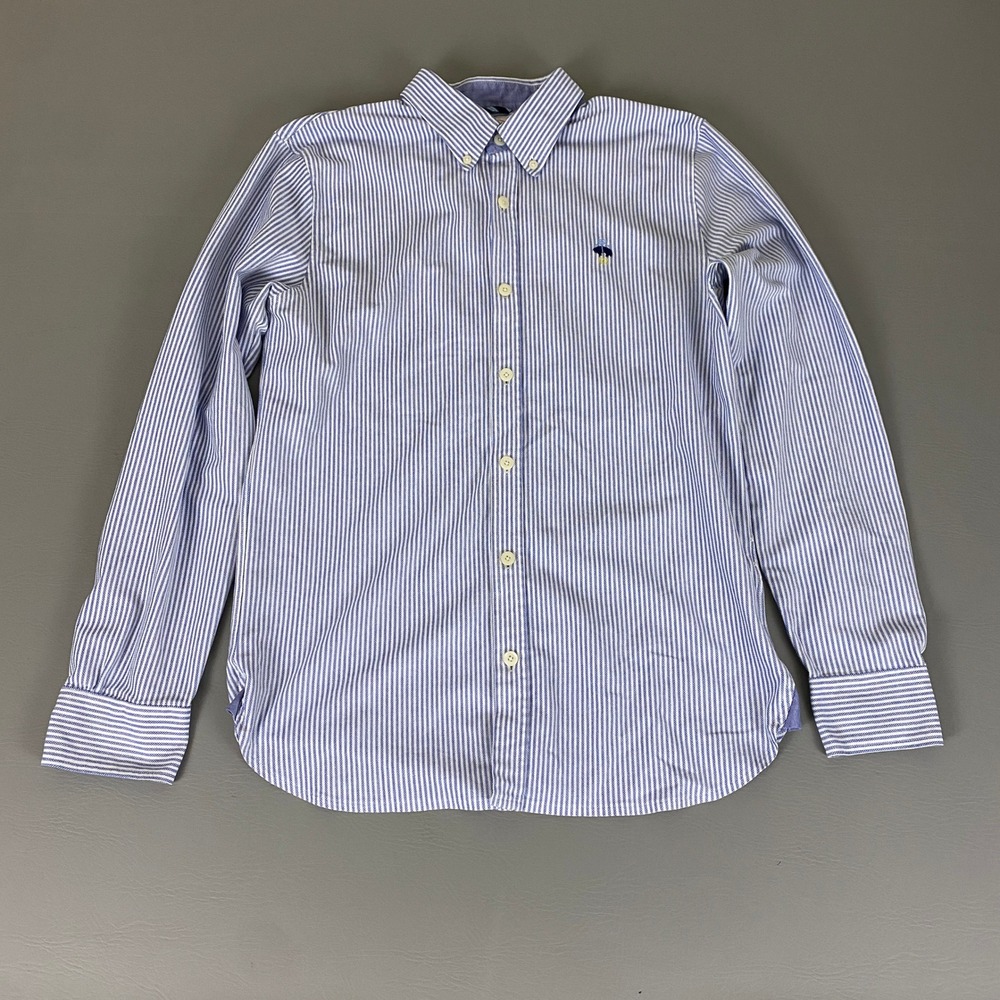 Brooks Brothers Blue Striped Casual Button Down Shirt